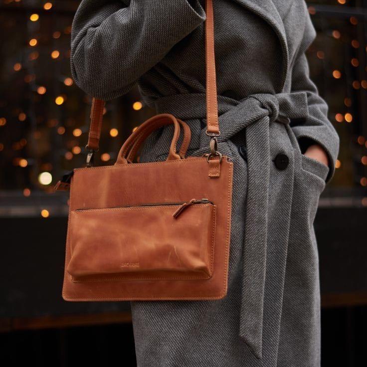 laptop leather bag