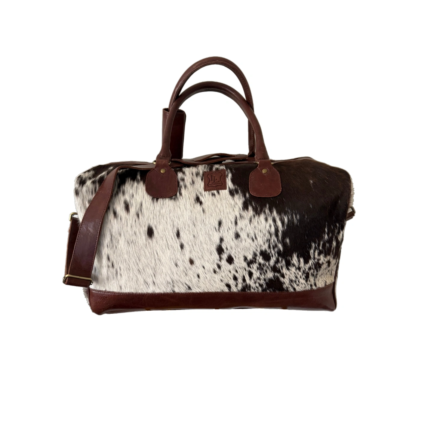 Cowhide Large Duffel Bag