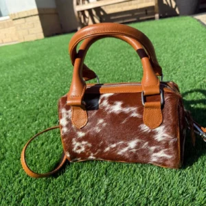 TT cowhide crossbody bag for women – western style