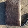 Cowhide women hand wallet with mirror flip design