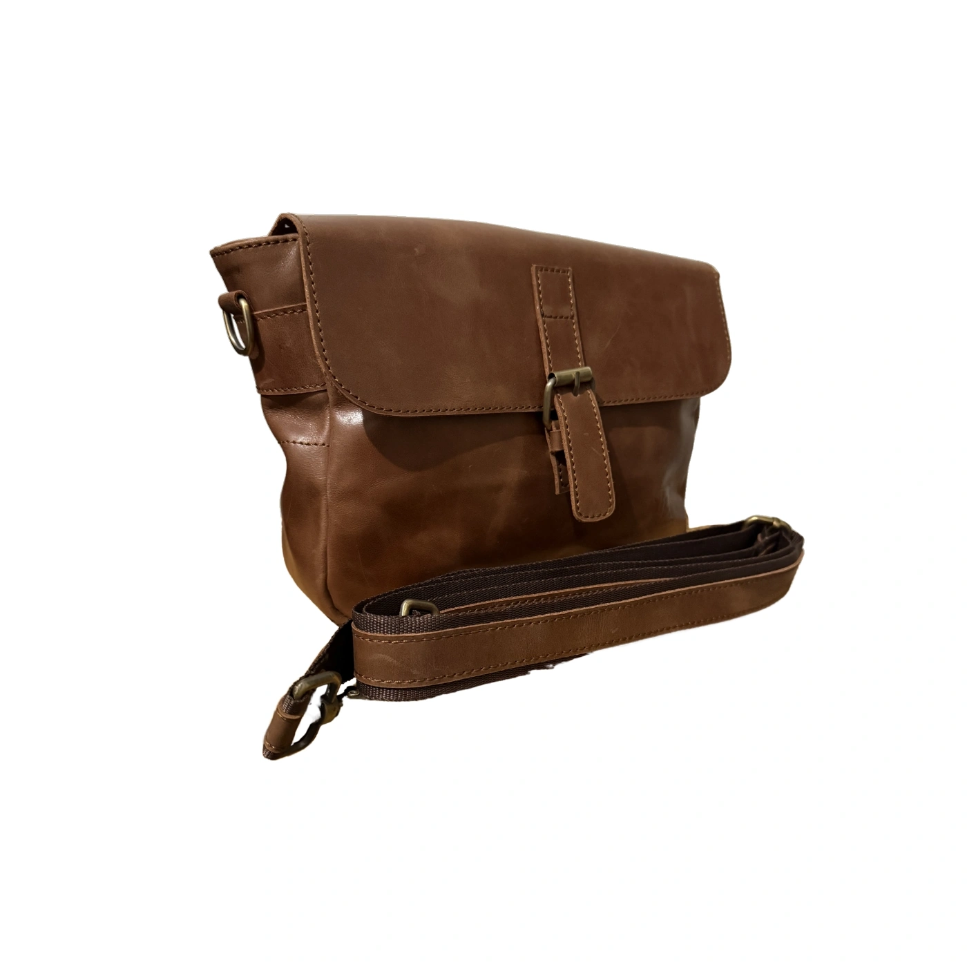 Leather Crossbody Bag - Bold Style - Image 3