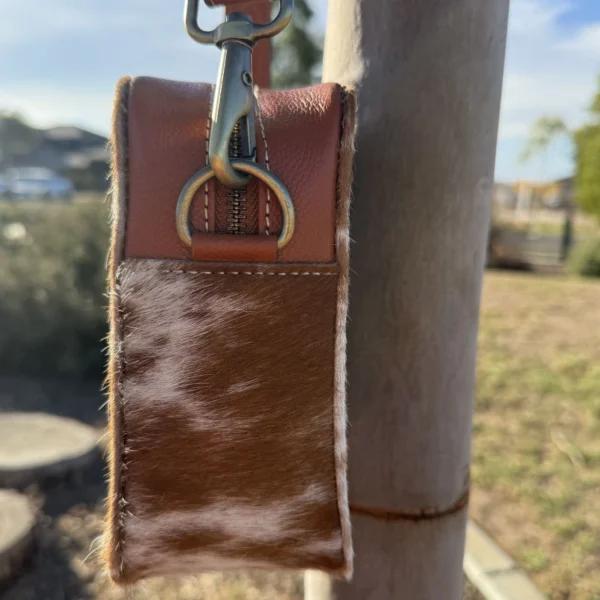 Leather Lovers Cowhide Box Style Cross Body Purse - Image 3