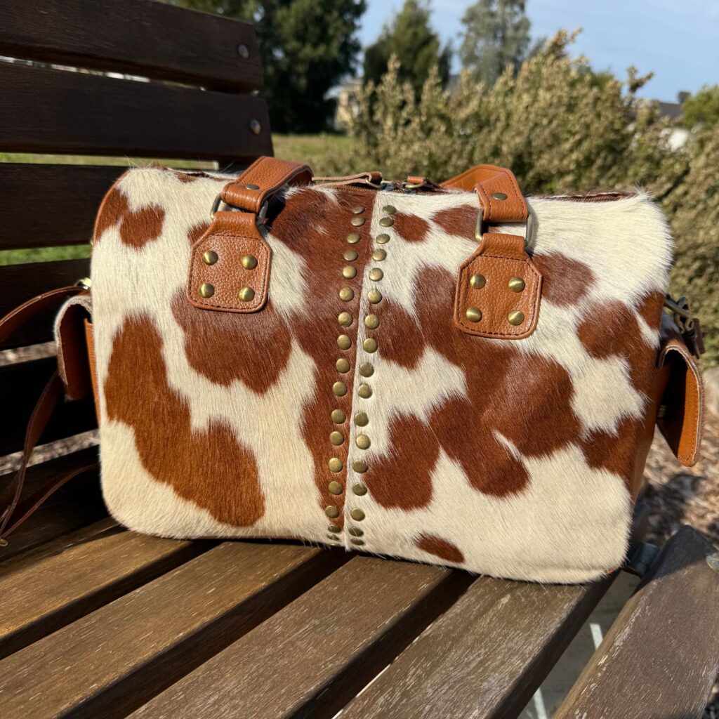 Mini Cowhide Duffel Bag