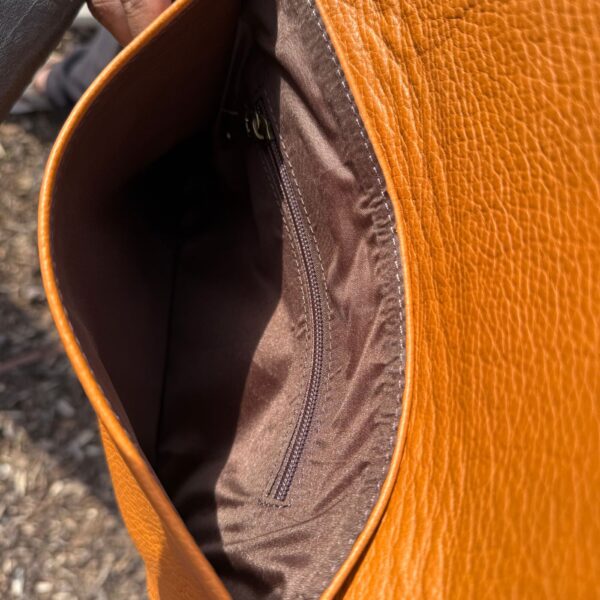 Slim Crossbody Bag Cowhide (New Style) - Image 3