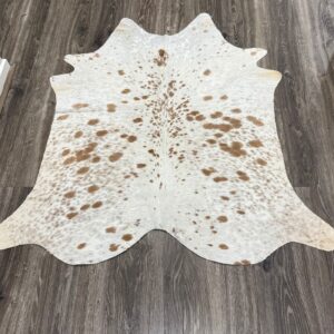 Natural Cowhide Rug – Genuine Skin Floor Decor (Unique Pattern)