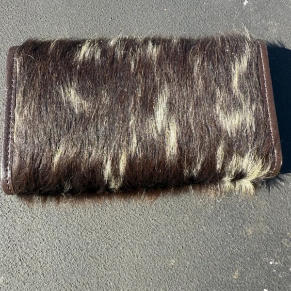 Leather Lovers Cowhide Women Flip Over Hand Wallet - Image 2