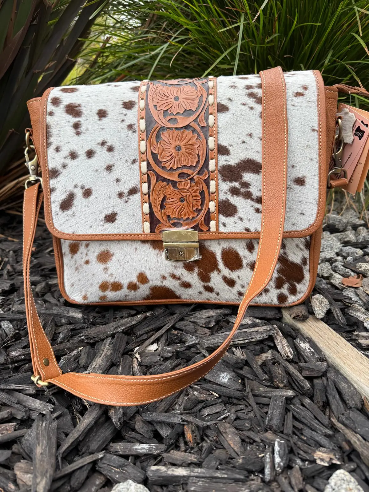 Cowhide Messenger bag