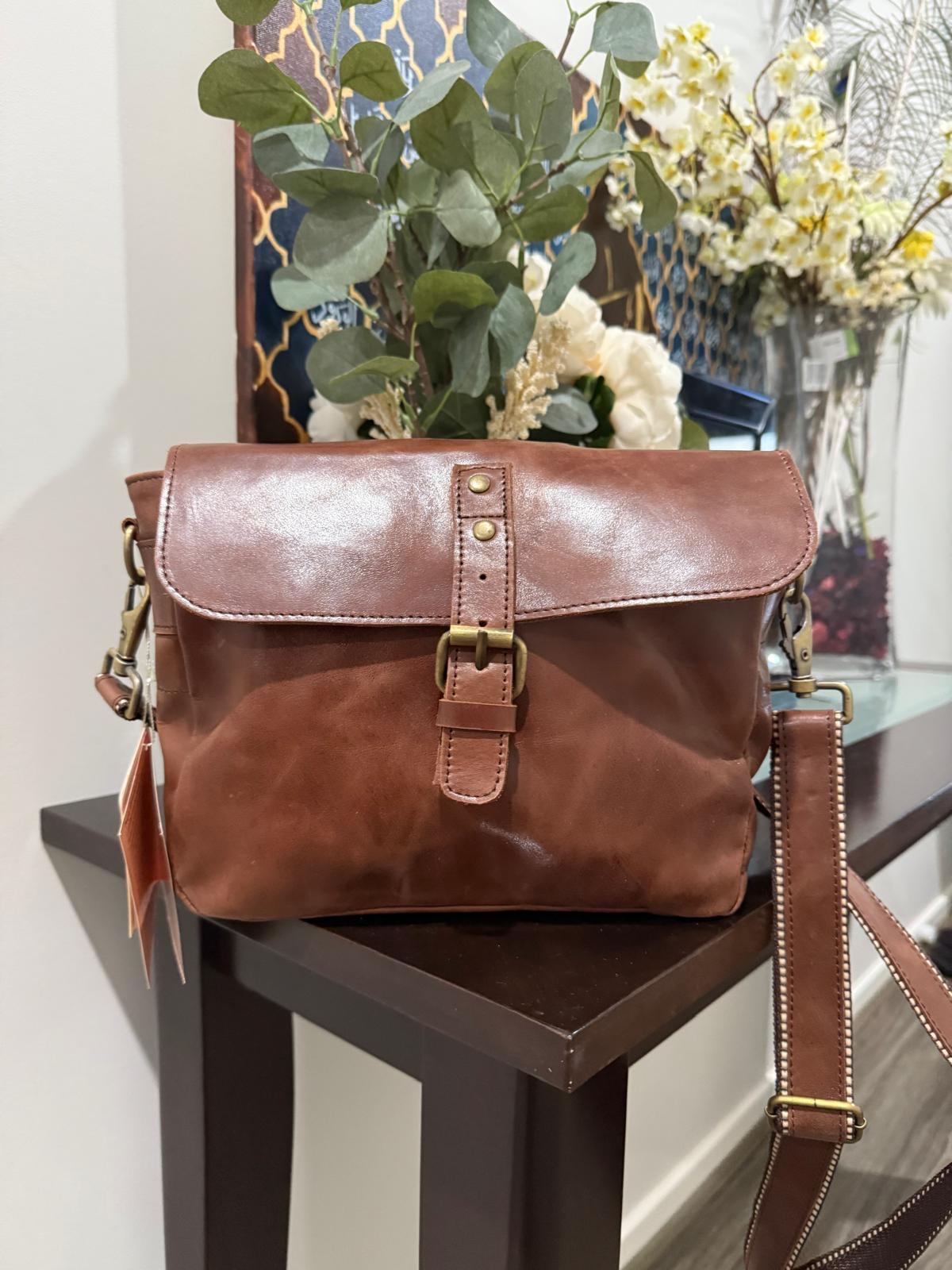 leather crossbody bag