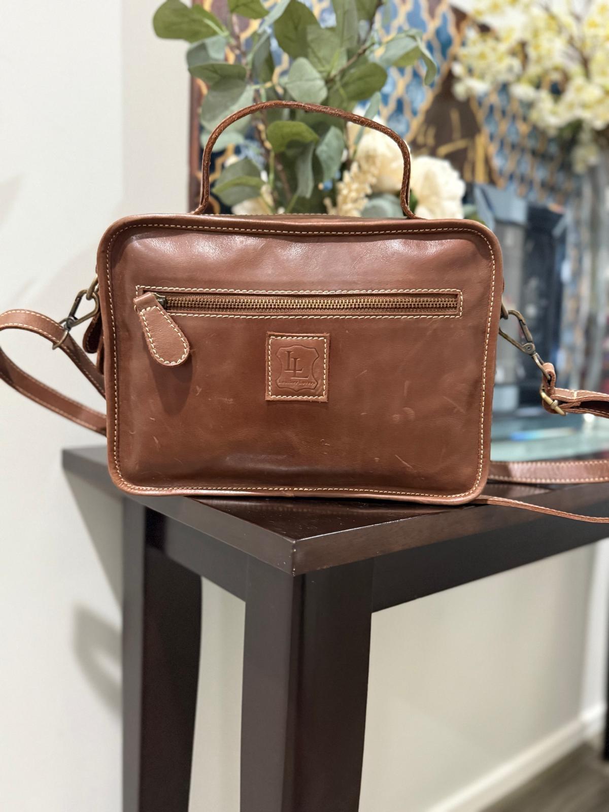 leather crossbody bag