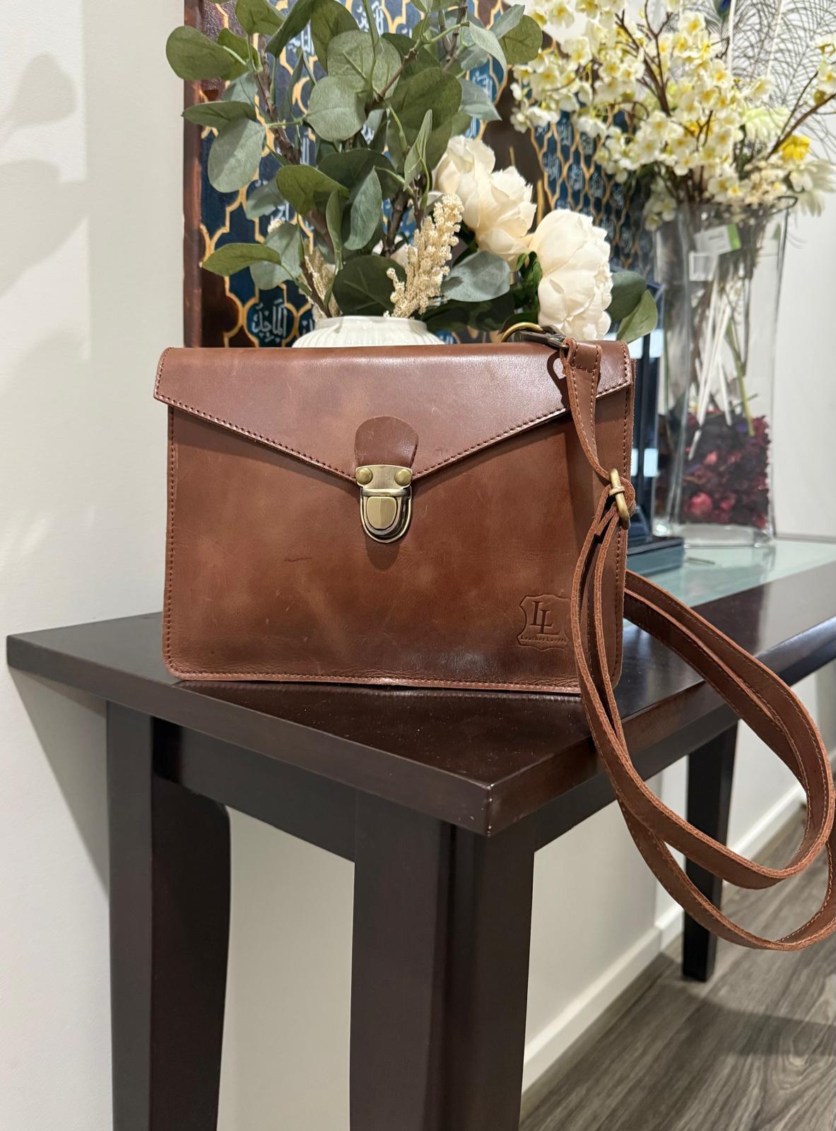 leather crossbody bag