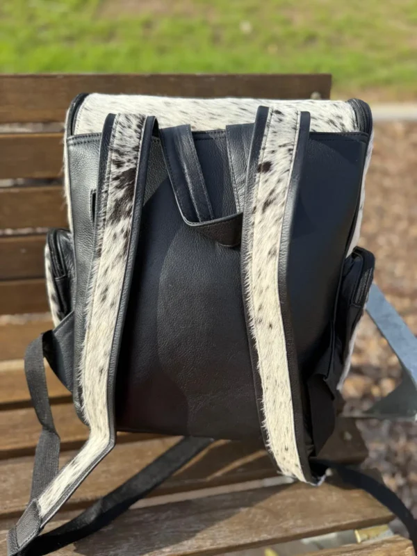 Cowhide Nappy Bag – Genuine Companion For Mum's Cowhide Diaper Bag - Image 2