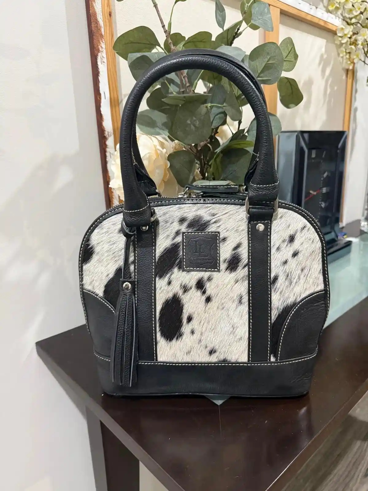 Cowhide Classic Tote Bag