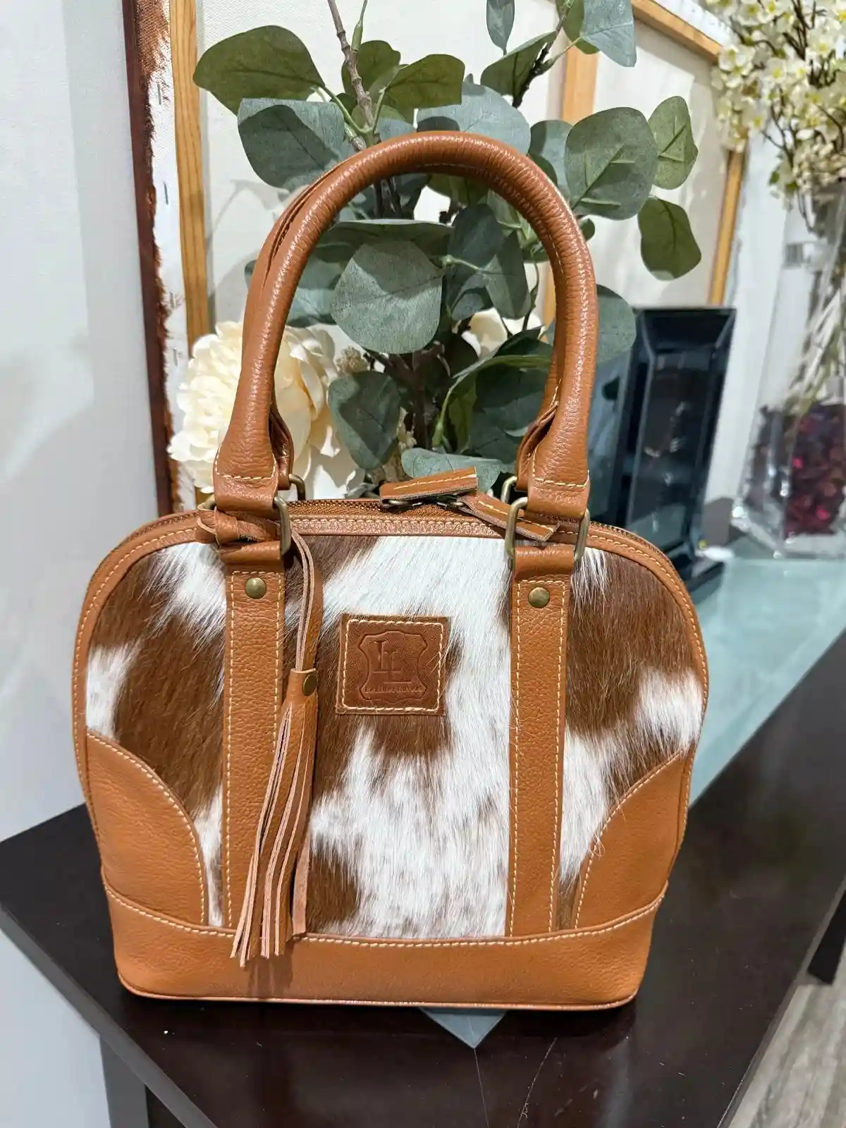 Cowhide Classic Tote Bag