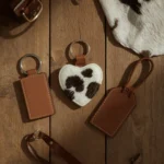Hair-on-hide cowhide accessories for men and women