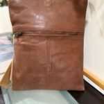 Leather Folded Handed Pouch