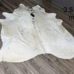 Brazilian White Cowhide Rug