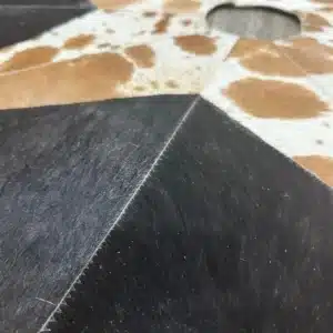 Personalized Cowhide Handmade Christmas Tree Skirt | Holiday Design