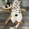 Handmade Cowhide Table Runner for Dining Table Decor