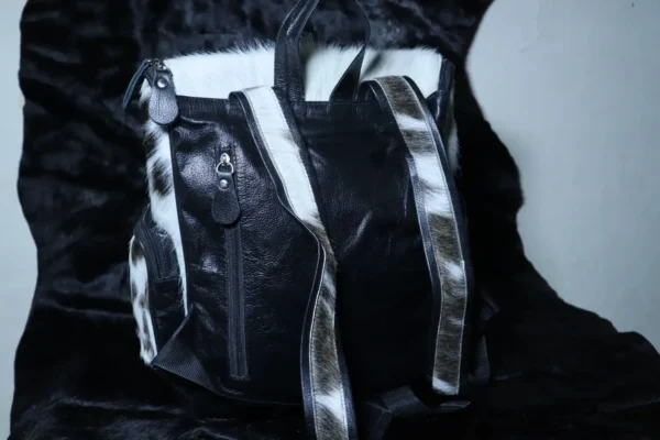 cowhide nappy bag