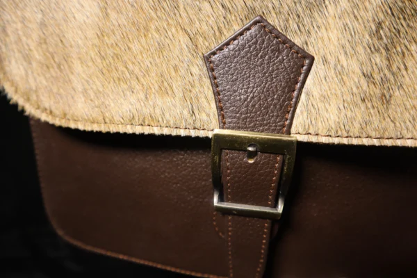 Slim Crossbody Bag Cowhide – Stylish Genuine Leather Bag for Women - Image 3