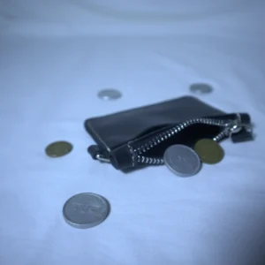 Leather Coin Purse – Compact Zipper Coin Wallet for Men & Women