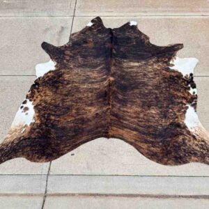 500+ Premium Brazilian Smoky Tiger Cowhide Rug ~ 3.51 m²