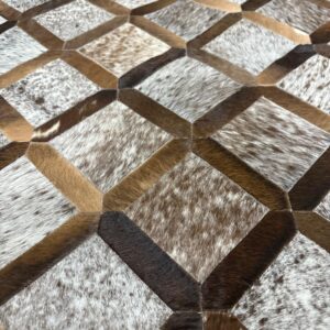 Professional Office Cowhide Handmade Rug | Stylish & Durable Cowhide Carpet