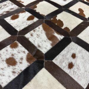 Professional Office Cowhide Handmade Rug | Stylish & Durable Cowhide Carpet