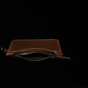 Leather Coin Purse – Compact Zipper Coin Wallet for Men & Women