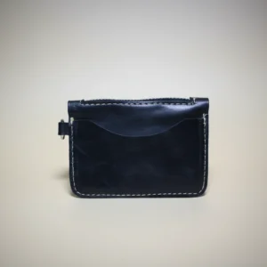 Leather coin purse zipper wallet for coins and cash