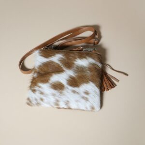 Mobile Phone Crossbody Case Cowhide Handmade Mobile Pouch