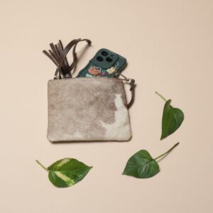 Phone Crossbody Case Cowhide Handmade Mobile Pouch