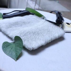Phone Crossbody Case Cowhide Handmade Mobile Pouch