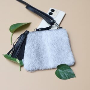 Phone Crossbody Case Cowhide Handmade Mobile Pouch