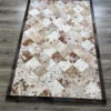 cowhide square rug