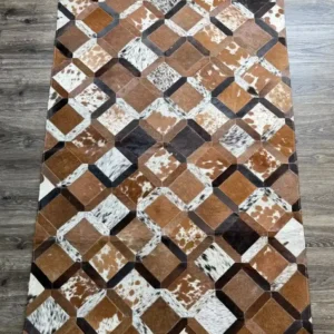 cowhide square rug