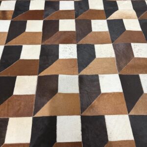 Natural Cowhide Patchwork Decor Rug | Handmade Cowhide Carpet