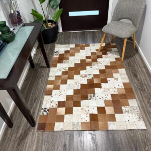 cowhide floor mat rug