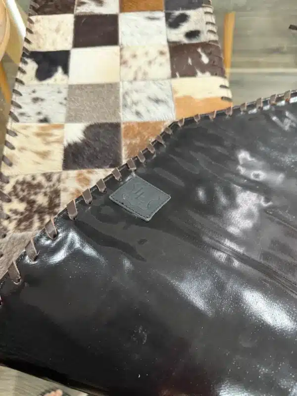 Handmade Cowhide Table Runner for Dining Table Decor