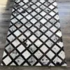 Cowhide Square Rug – Patchwork Area Rug for Home & Office