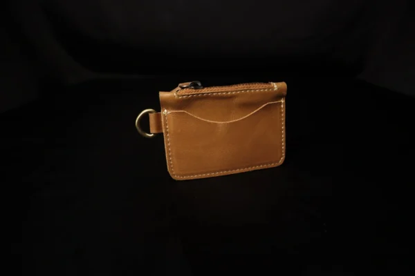 Leather Coin Purse – Compact Zipper Coin Wallet for Men & Women - Image 2