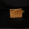 Leather coin purse zipper wallet for coins and cash