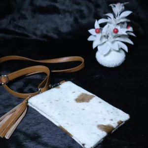 Cowhide Mobile Pouch – Long Crossbody Phone Bag