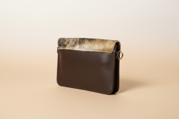 Slim Crossbody Bag Cowhide – Stylish Genuine Leather Bag for Women - Image 2
