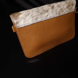 Slim Crossbody Bag Cowhide – Stylish Genuine Leather Bag for Women