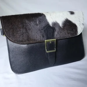 Slim Crossbody Bag Cowhide – Stylish Genuine Leather Bag for Women