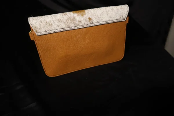 Slim Crossbody Bag Cowhide – Stylish Genuine Leather Bag for Women - Image 3