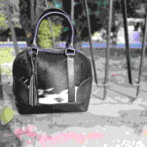 Cowhide handbag for women