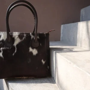 Cowhide Fine Tote Bag – Stylish Large Handbag for Women
