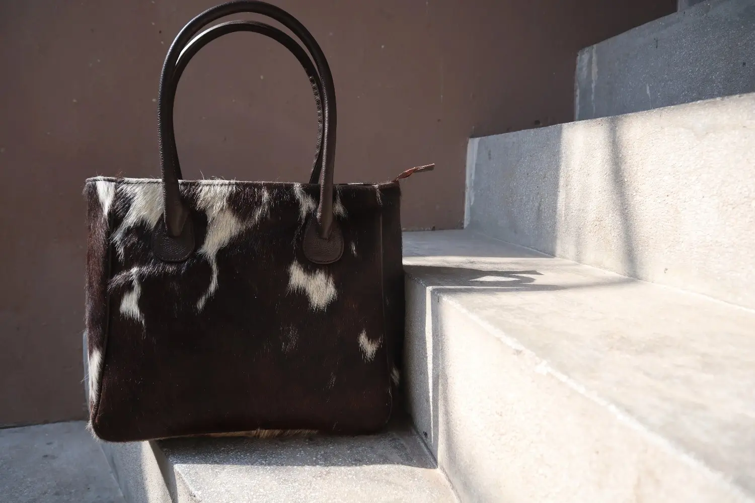Cowhide Tote handbag
